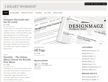 Tablet Screenshot of iheartworship.com